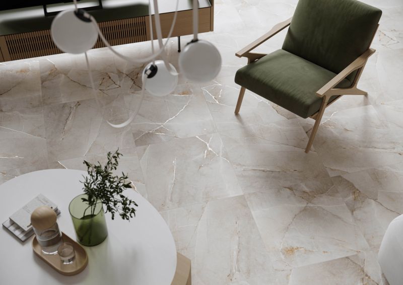 Gres mrozoodporny szkliwiony Will 60 x 60 cm white mat&carving 1,44 m2
