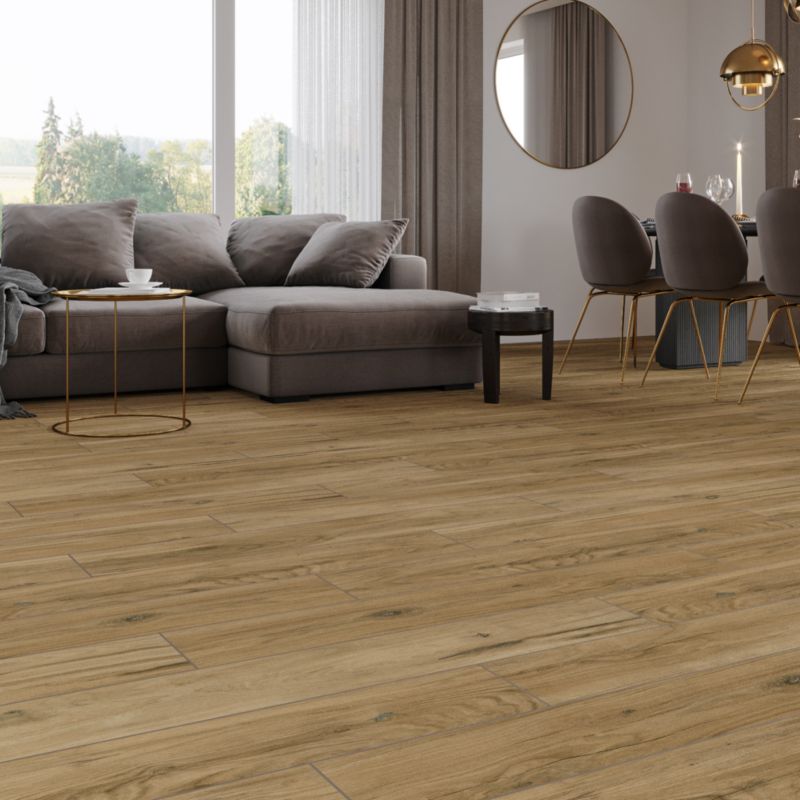 Gres mrozoodporny Zaide GoodHome 19,8 x 119,8 cm beige 1,19 m2