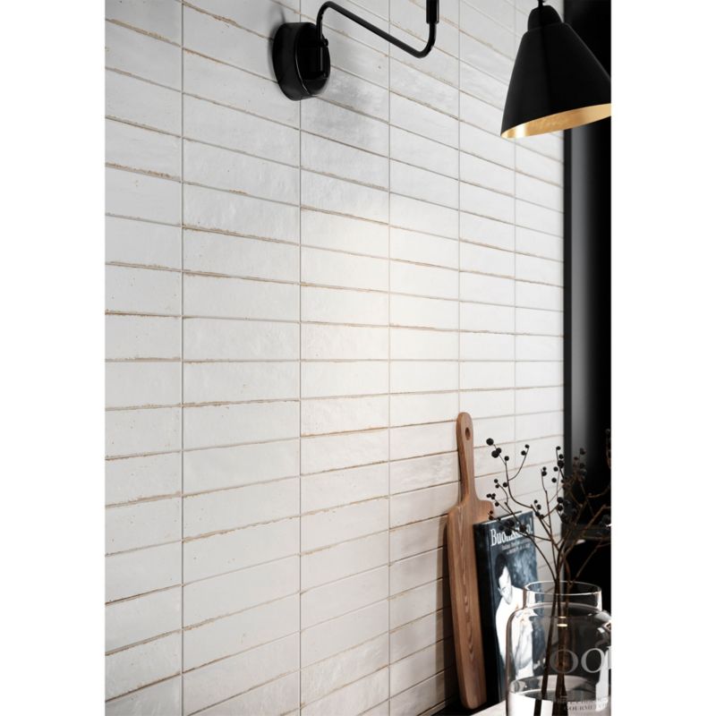 Gres Noho Euroceramika 6 x 25 cm white 0,48 m2
