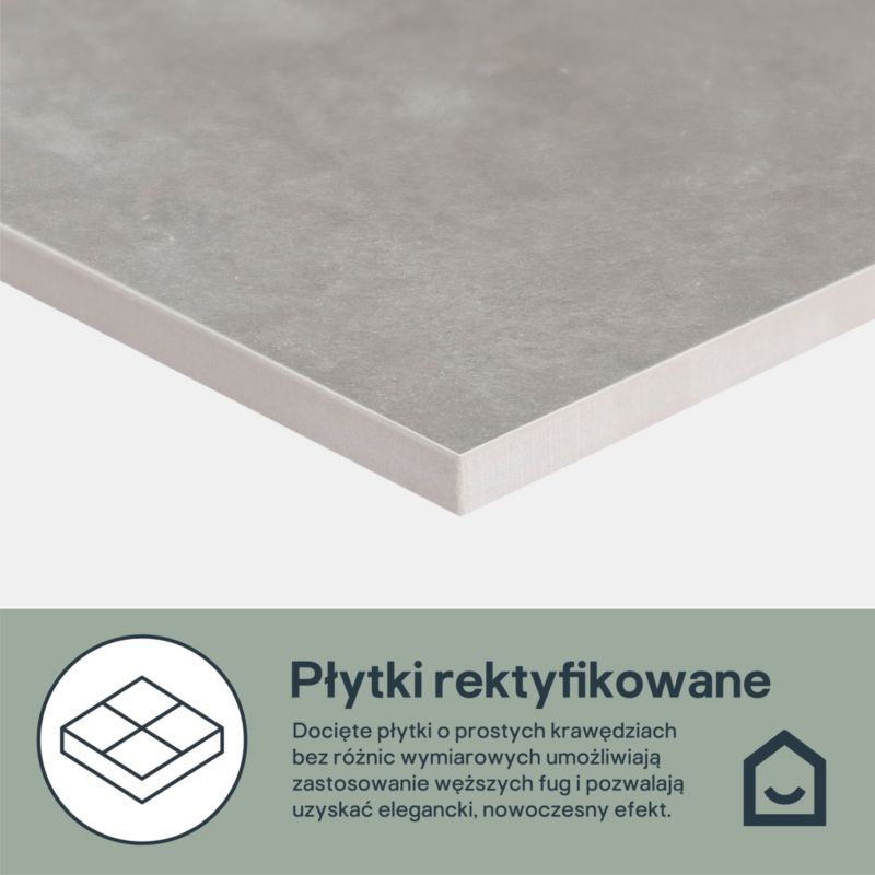 Gres Olden 59,7 x 59,7 cm grey 1,78 m2