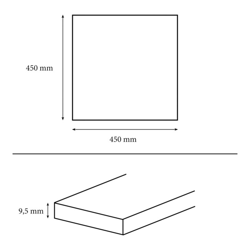 Gres Poetto GoodHome 45 x 45 cm pattern precut 1,22 m2