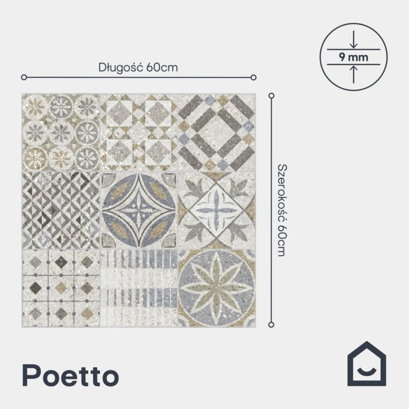 Gres Poetto GoodHome 60 x 60 cm pattern 1,08 m2