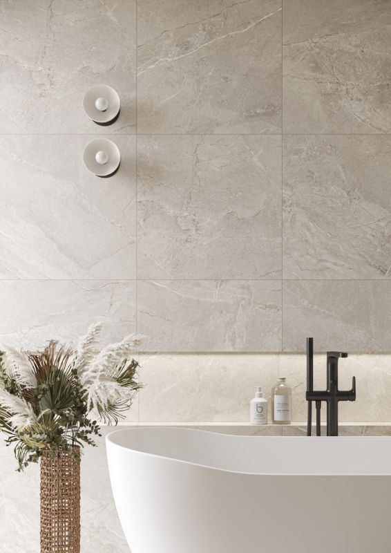 Gres Pontino Cersanit 59,8 x 59,8 cm light grey 1,07 m2