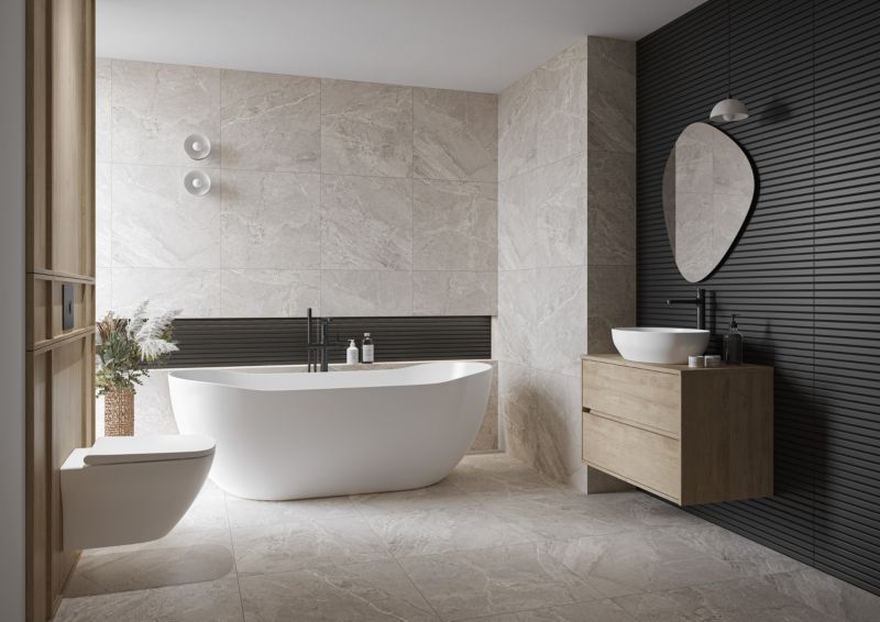 Gres Pontino Cersanit 59,8 x 59,8 cm light grey 1,07 m2