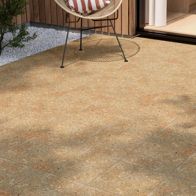 Gres Rava GoodHome 30 x 30 cm brown 1,35 m2
