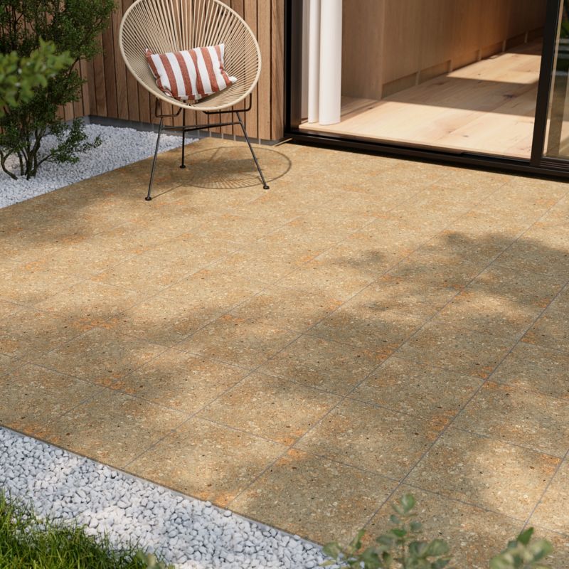 Gres Rava GoodHome 30 x 30 cm brown 1,35 m2