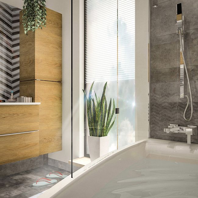 Gres szkliwiony polerowany Lexington Ceramstic 60 x 60 cm dark grey 1,44 m2