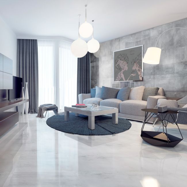 Gres szkliwiony polerowany Lexington Ceramstic 60 x 60 cm dark grey 1,44 m2