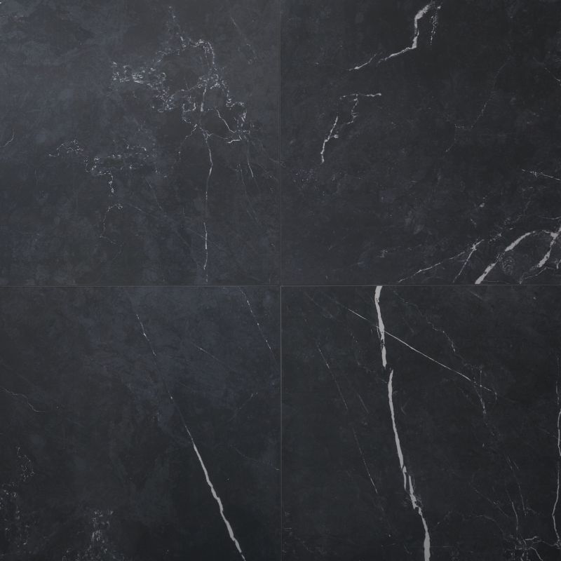 Gres szkliwiony polerowany Ultimate Marble GoodHome 59,5 x 59,5 cm black 1,06 m2