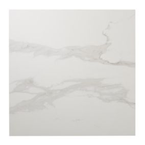 Gres szkliwiony polerowany Ultimate Marble GoodHome 59,5 x 59,5 cm white/grey 1,06 m2