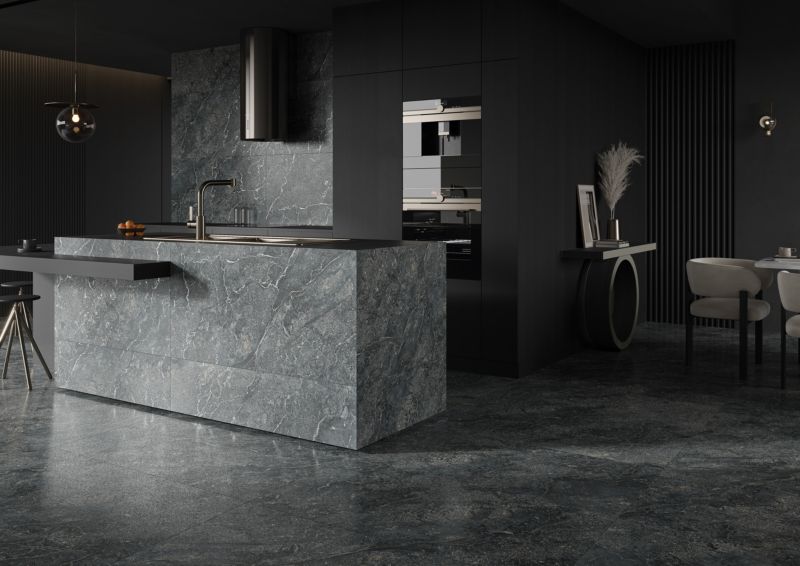 Gres Tile Magma 60 x 120 cm graphite sugar 1,44 m2