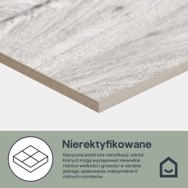 Gres Ute 17,5 x 60 cm grey 1,05 m2