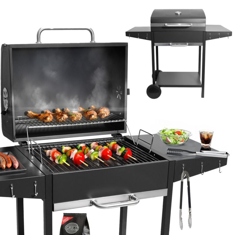 Grill Bauerkraft węglowy ruszt z pokrywą szuflada na popiół termometr 1 szt.
