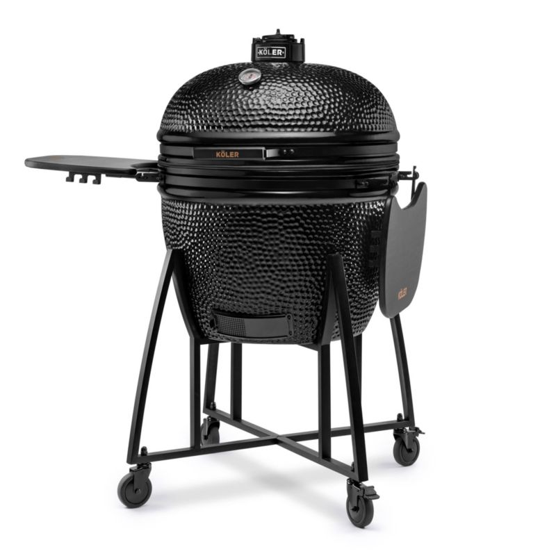 Grill Ceramiczny Węglowy Koler Kamado EG29 Masywny Akcesoria + Wózek 1 szt.