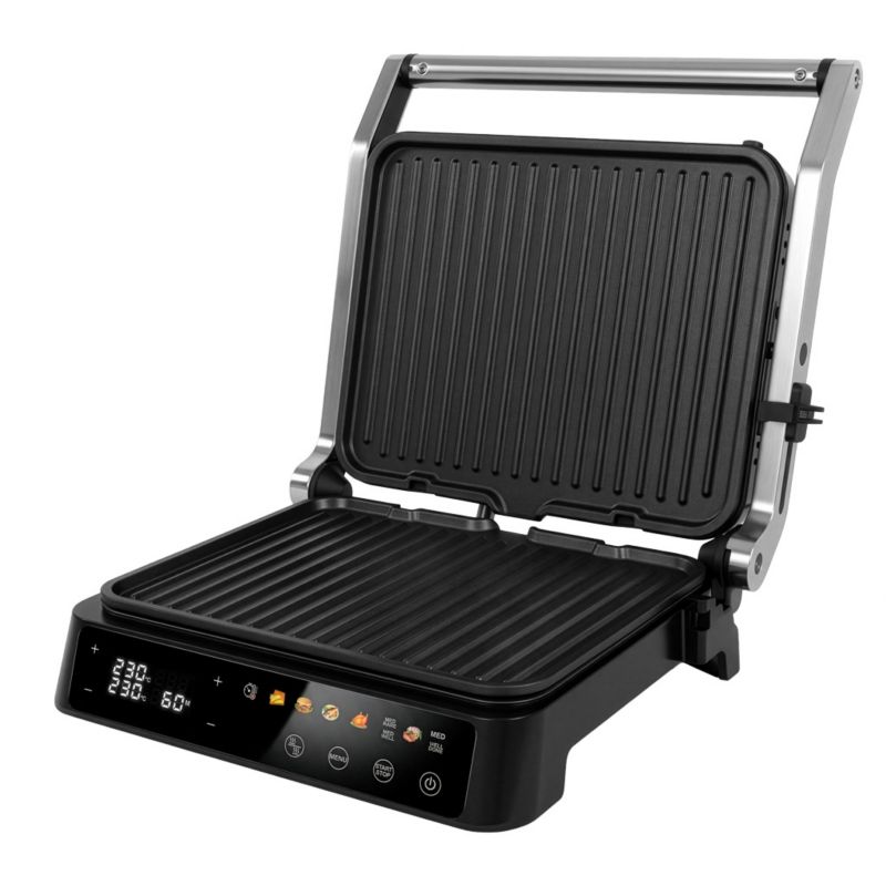 Grill elektryczny kontaktowy BERGMANN AI003 2000 W 8 programów timer kolorowy wyświetlacz LED 1szt.