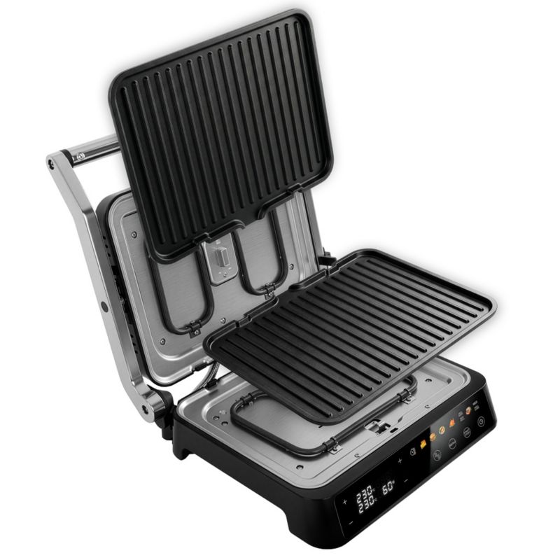 Grill elektryczny kontaktowy BERGMANN AI003 2000 W 8 programów timer kolorowy wyświetlacz LED 1szt.
