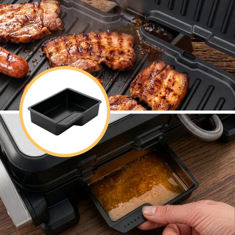 Grill elektryczny kontaktowy BERGMANN AI003 2000 W 8 programów timer kolorowy wyświetlacz LED 1szt.