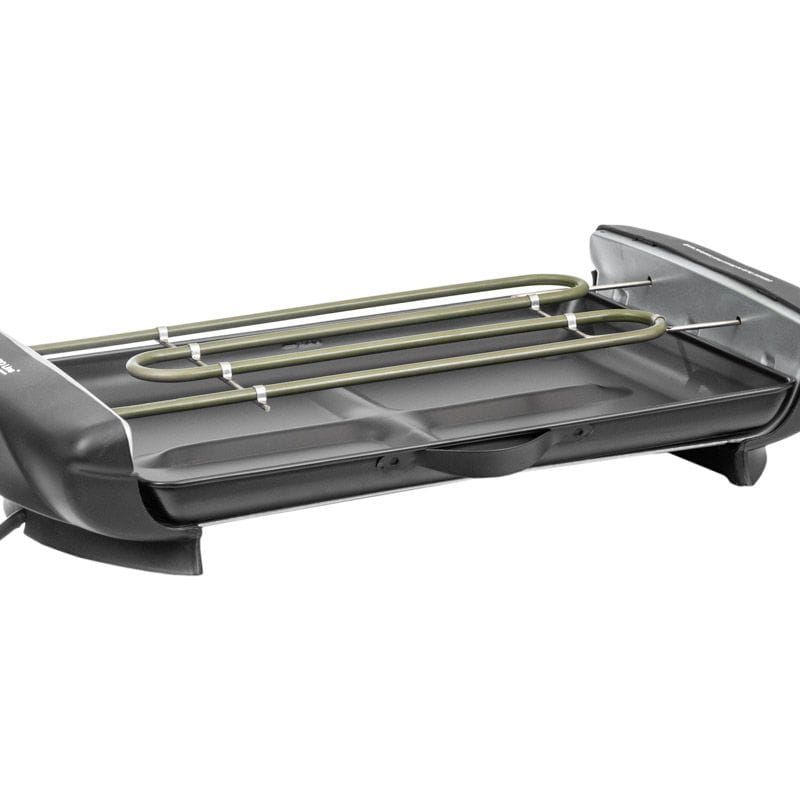 Grill Elektryczny Mirpol 1400W Termostat z Regulacją Mocy, Czarny 1 szt.