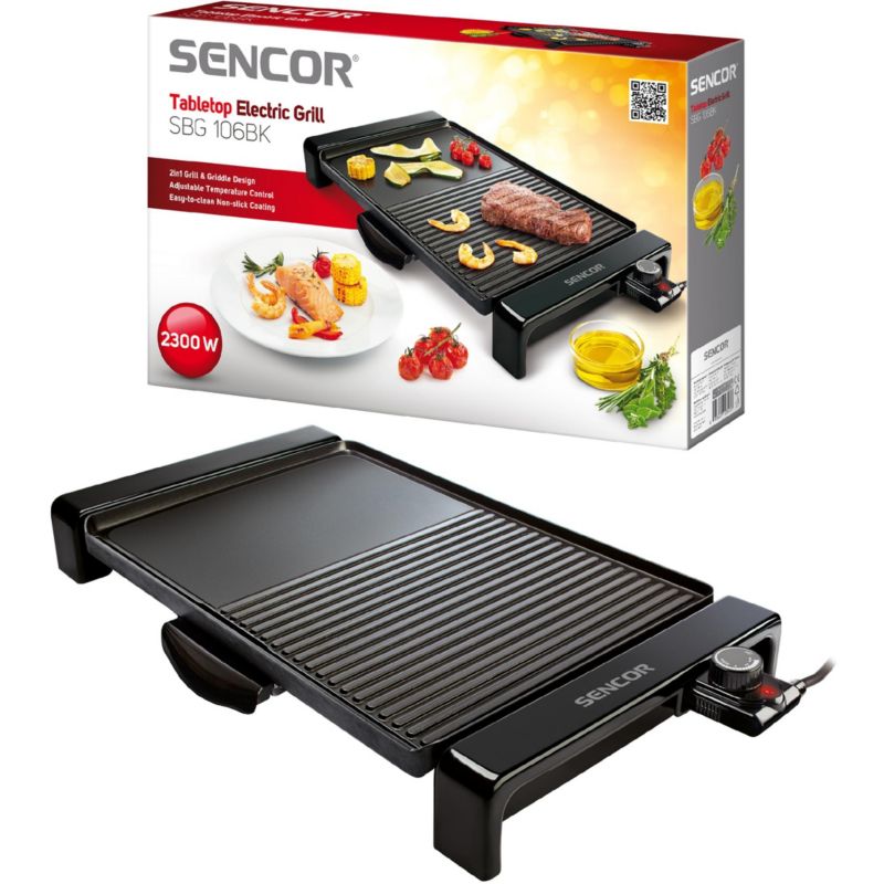 Grill Elektryczny Sencor SBG 106BK Przenośny 2300W 1szt