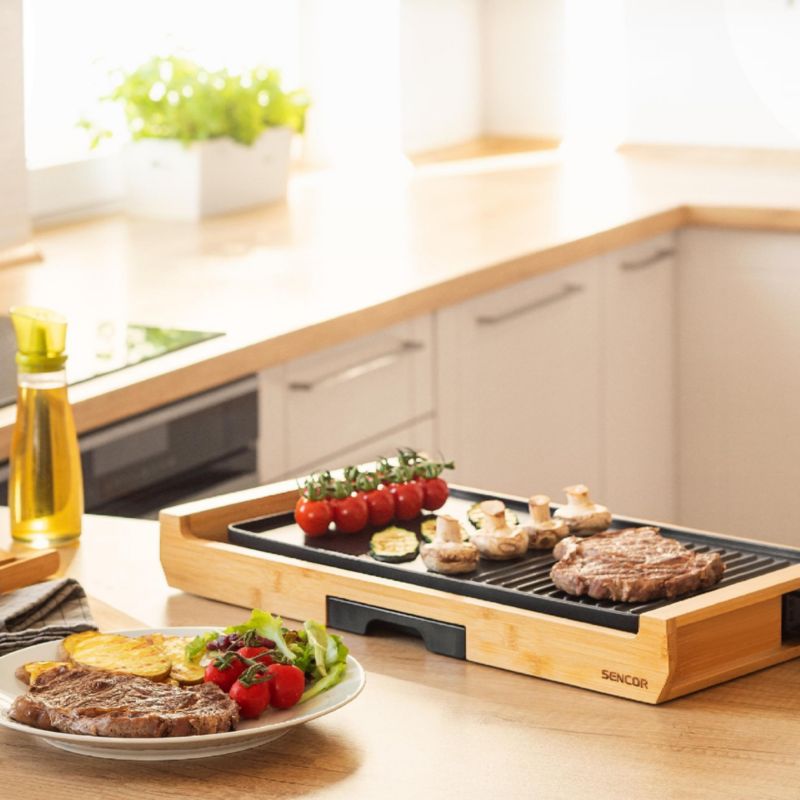 Grill Elektryczny Sencor SBG 206BK Przenośny 1800W 2W1 1szt