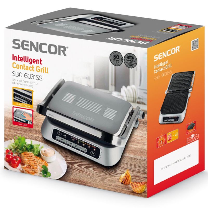 Grill Elektryczny Sencor SBG 6031SS Inteligentny 1szt
