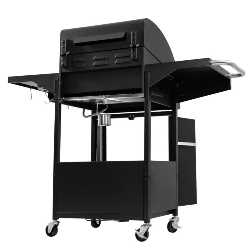 Grill gazowy BERGMANN NL001 3+1 palniki ogrodowy żeliwny ruszt stolik boczny + pokrowiec 1szt.