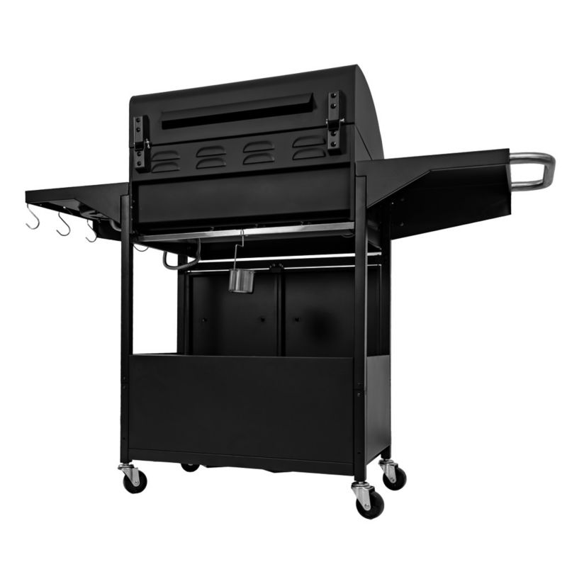 Grill gazowy BERGMANN NL003 4+1 palniki żeliwny ruszt stolik boczny + pokrowiec 1szt.
