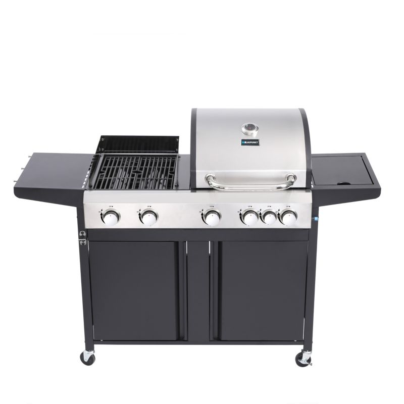 Grill Gazowy Blaupunkt PIEC DO PIZZY 5 palników ruszt żeliwny 3W1 PŁYTA RUSZT PIZZA GG501P 1szt.