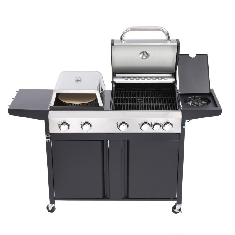 Grill Gazowy Blaupunkt PIEC DO PIZZY 5 palników ruszt żeliwny 3W1 PŁYTA RUSZT PIZZA GG501P 1szt.