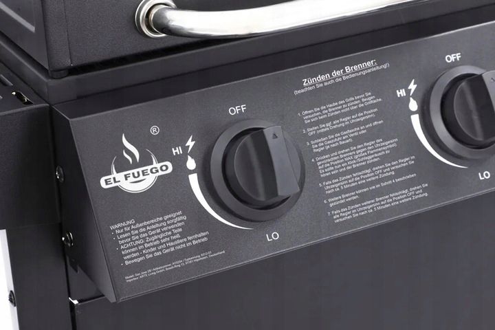 Grill gazowy El Fuego SAN JOSE 2P 1szt