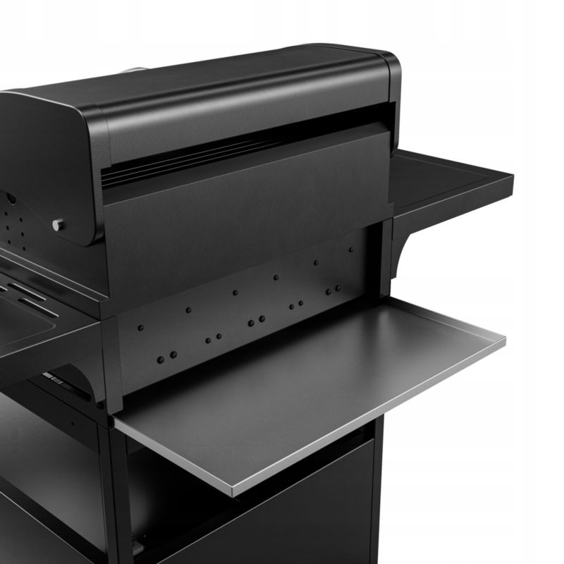 Grill Gazowy Koler Relish V1 Compact Czarny 3 Palniki Nierdzewny 9,6kW + pokrowiec 1 szt.