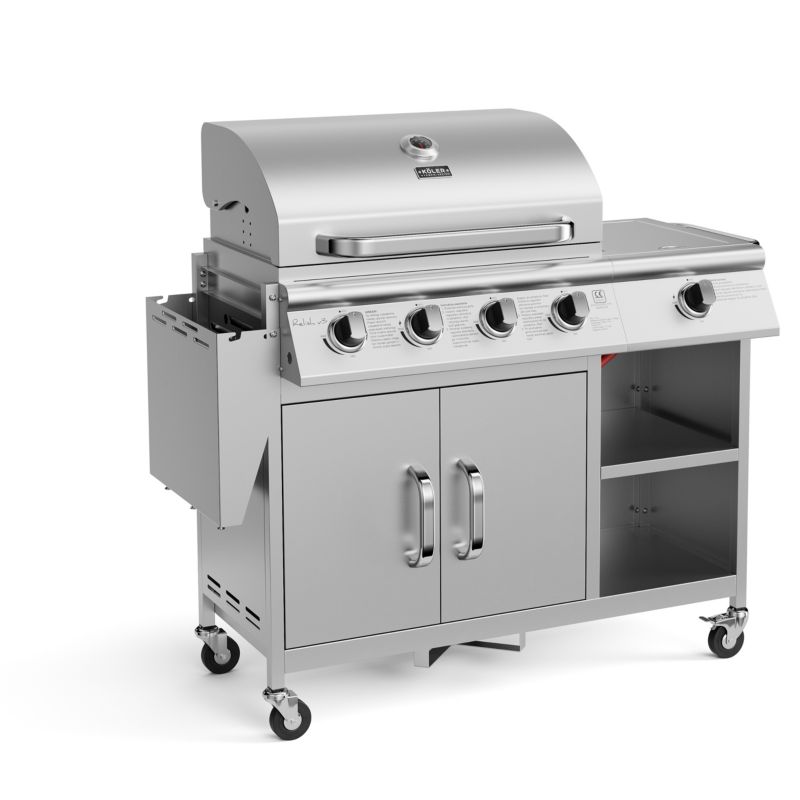 Grill Gazowy Koler Relish V3 16kW srebrny 1 szt.
