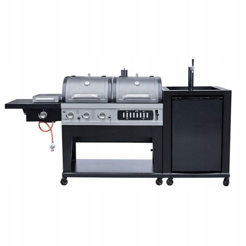 Grill gazowy węglowy El Fuego kombi  1szt