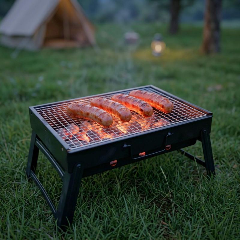 Grill Koopman ogrodowo turystyczny składany 43X29X23cm   1szt.
