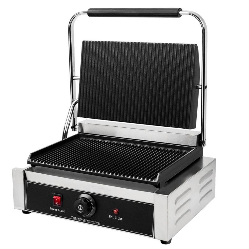 Grill Mega-M HB elektryczny kontaktowy ryflowany opiekacz 2300W 230V 1szt.