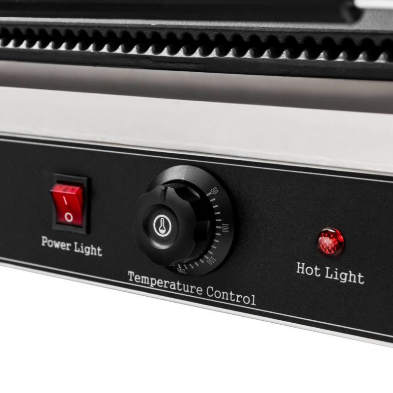 Grill Mega-M HB elektryczny kontaktowy ryflowany opiekacz 2300W 230V 1szt.