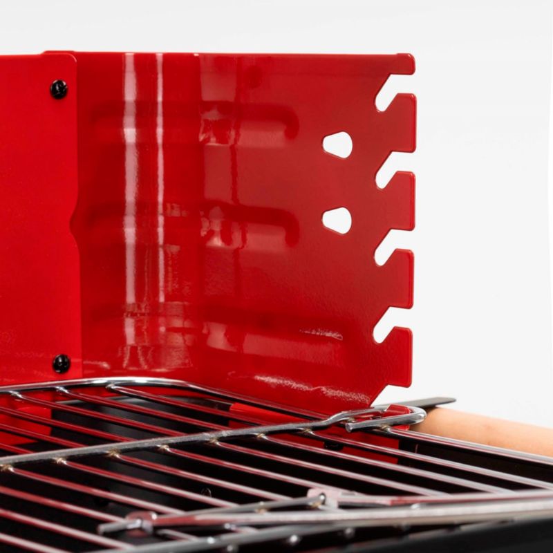 Grill Springos na węgiel, mobilny grill z regulowanym rusztem do ogrodu i na działkę 1 szt.