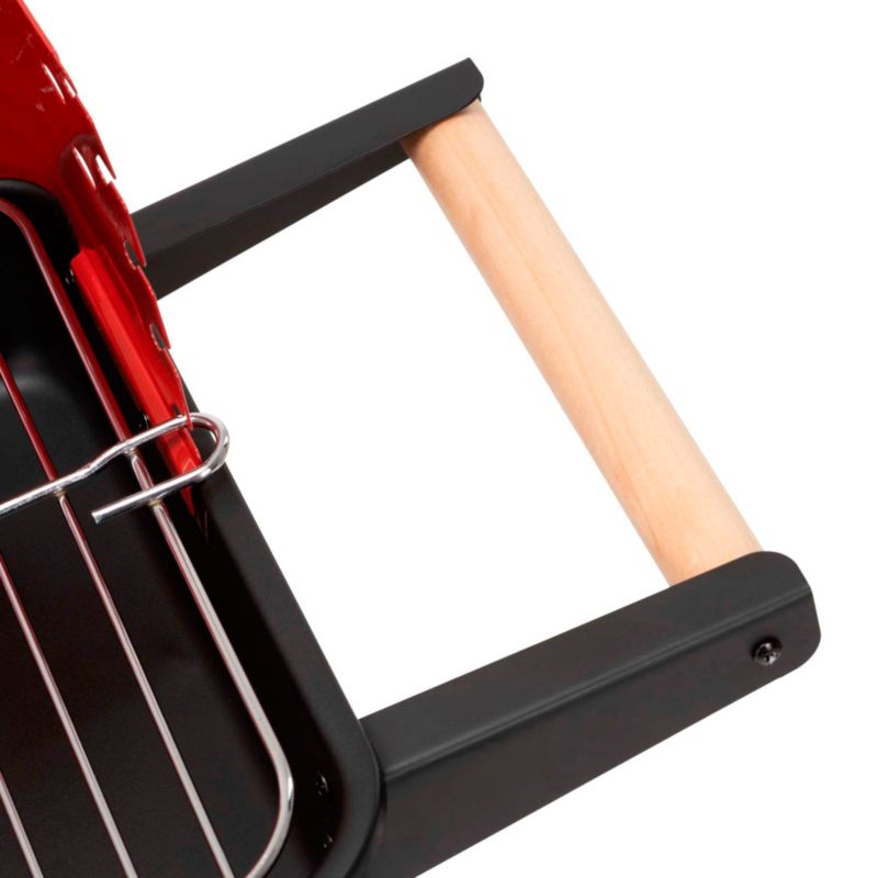 Grill Springos na węgiel, mobilny grill z regulowanym rusztem do ogrodu i na działkę 1 szt.