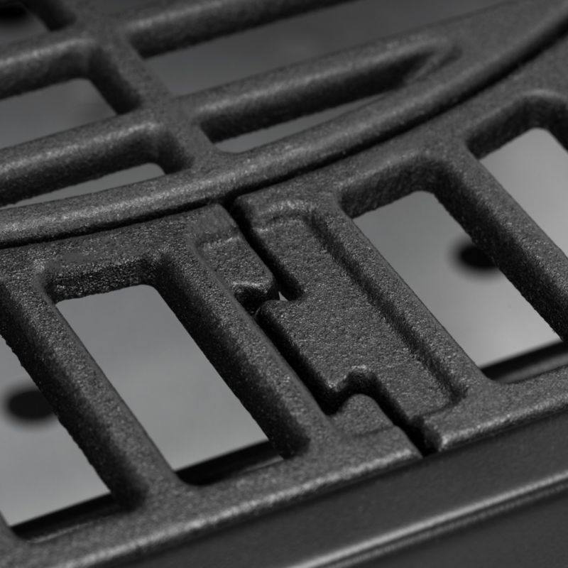 Grill Springos ogrodowy na węgiel, pokrywa z termometrem, ruszt emaliowany 1 szt.