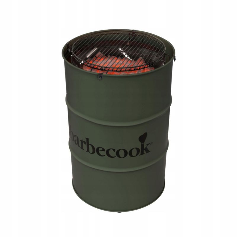 Grill węglowy BARBECOOK EDSON MILITARY ruszt 47,5cm beczka emalia 1szt