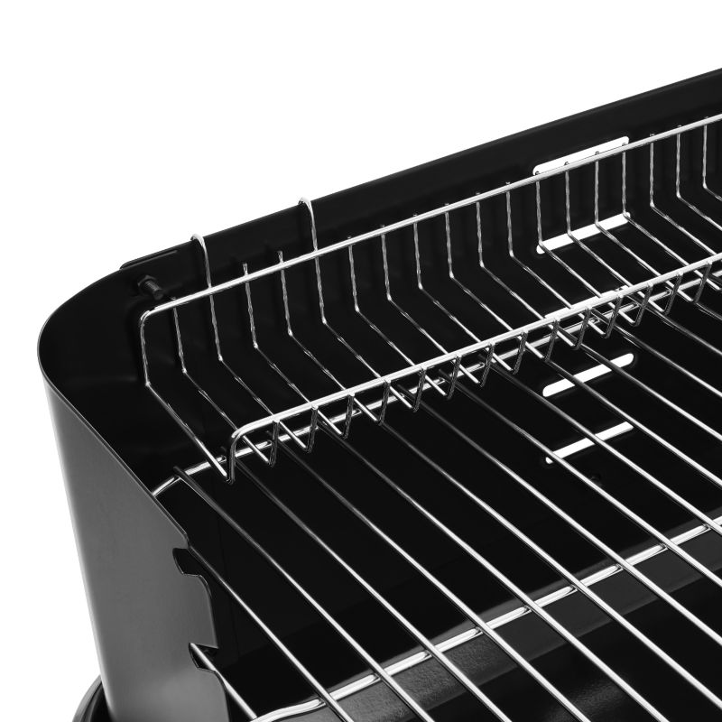 Grill węglowy Bauerkraft ogrodowy na kółkach z 3 półkami i rożnem 1 szt.