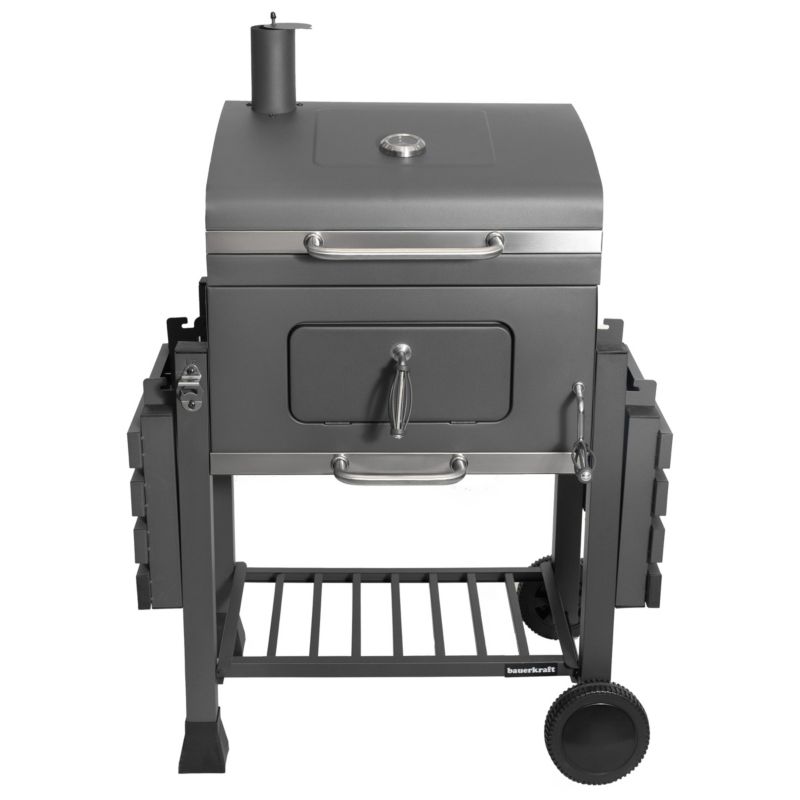 Grill węglowy Bauerkraft ogrodowy ruszt z pokrywą 1 szt.
