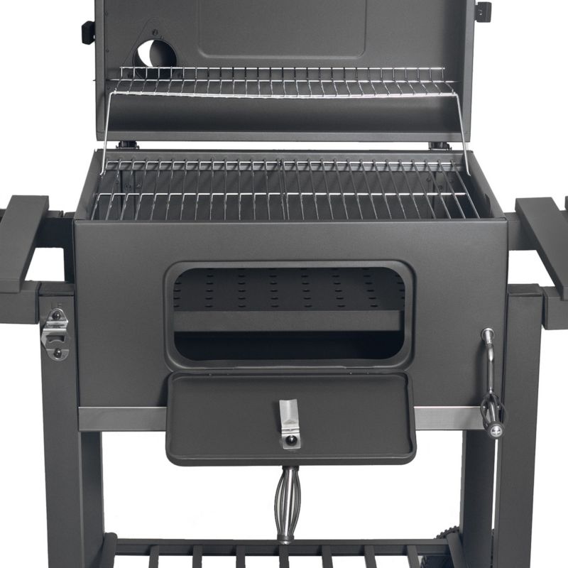 Grill węglowy Bauerkraft ogrodowy ruszt z pokrywą 1 szt.
