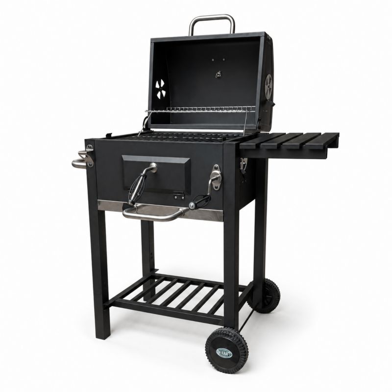 Grill węglowy DeKRAFT Angular z żeliwnym rusztem czarny DE-WA07 1 szt