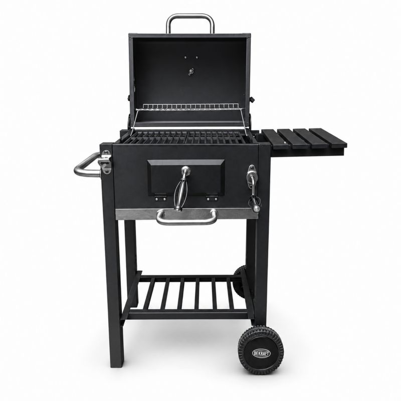 Grill węglowy DeKRAFT Angular z żeliwnym rusztem czarny DE-WA07 1 szt