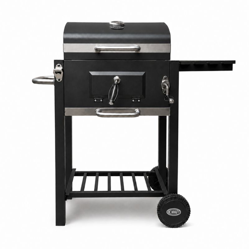 Grill węglowy DeKRAFT Angular z żeliwnym rusztem czarny DE-WA07 1 szt