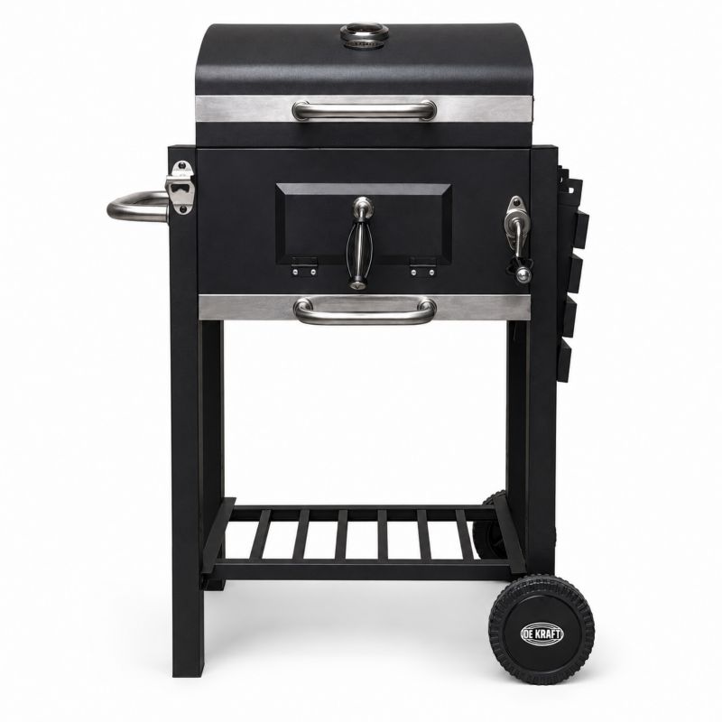 Grill węglowy DeKRAFT Angular z żeliwnym rusztem czarny DE-WA07 1 szt
