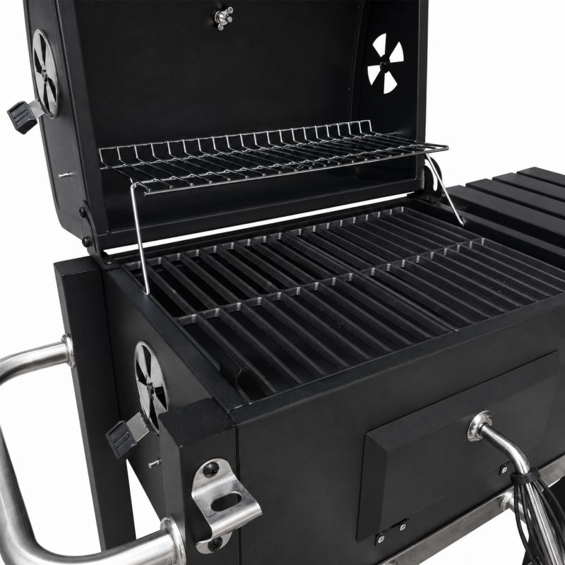 Grill węglowy DeKRAFT Angular z żeliwnym rusztem czarny DE-WA07 1 szt