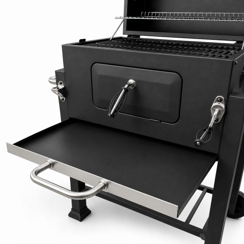 Grill węglowy DeKRAFT Angular z żeliwnym rusztem czarny DE-WA07 1 szt