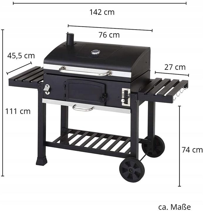 Grill węglowy EL FUEGO Ontario XXL  1szt.